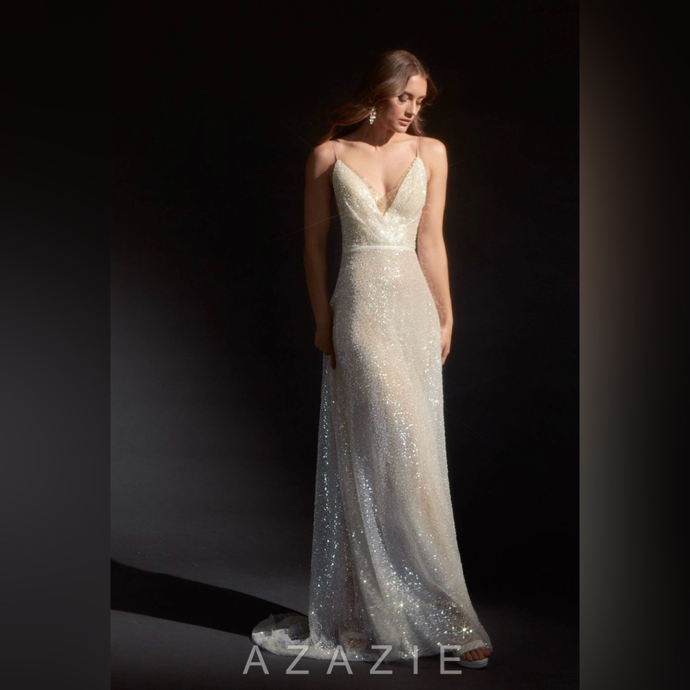 Sparkly Wedding Reception Gown